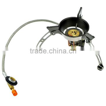 A Tripod Furnace Windproof Gas Stove For camping,hiking outdoor