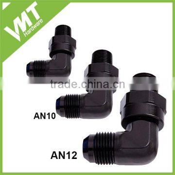 VMT Industry 90 Degree 1/2" NPT Swivel to Male AN8 Flare Fittings With O-ring photo-4