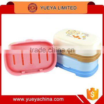 bathroom soap box cases with clamshell cover