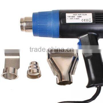 New Heat Gun Hot Air Gun Dual Temperature+4 Nozzles Power Tool 1500 W Heater Gun