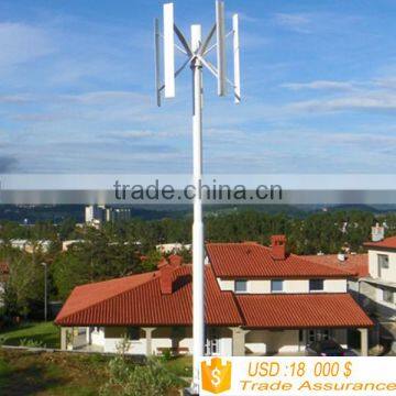 500W Low Rpm Vertical Axis Wind Generator