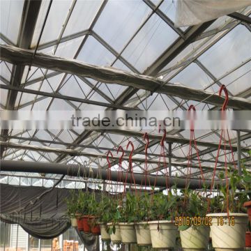 Multi Span Tunnel PE Plastic Film Hydroponic Systems Agricultural Greenhouse