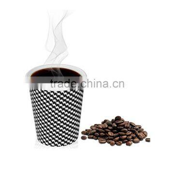 Thickening eco friendly heat insulation custom paper coffee cups