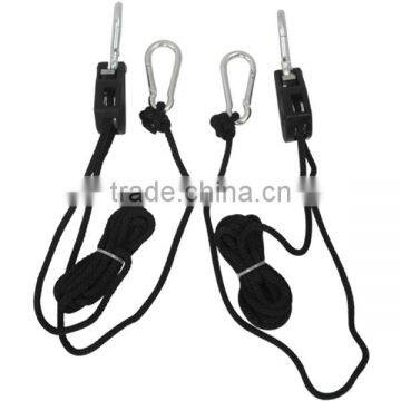 1/8" Rope Ratchet Adjustable Grow Light Hanger for Hydroponics Greenhouse photo-2