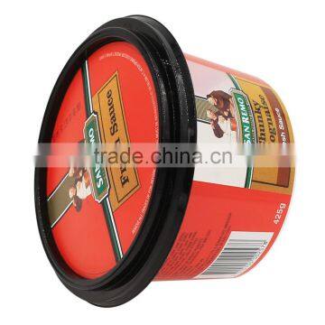 425g Food Grade Material PP Peanut Sauce Container, Disposable Plastic Sauce Cup With Lid photo-3