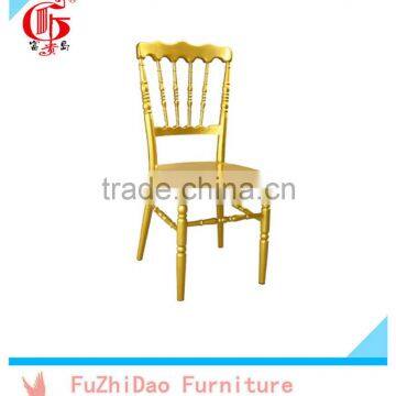 Aluminium Napoleon Gold wedding chair for sale