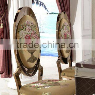 TH372 New Design Red Marble Modern Dining Tabel