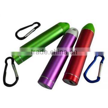 2600mah Metal Carabiner Design Alumimum Alloy Power Bank for Outdoor Activities photo-6