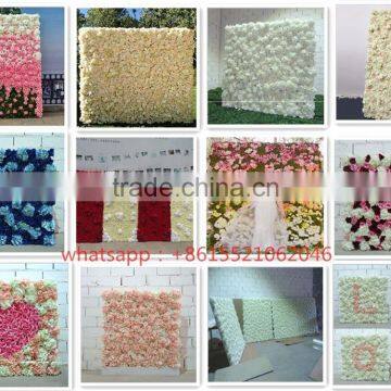 SAST-70027 Artificial Wedding Stage Backdrop Decoration Flower Wall