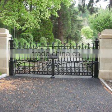 antique decorative garden cast iron gate