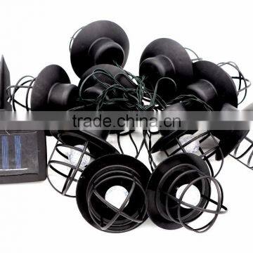 10-Light Solar Hanging Lantern String Light Outdoor LED Landscape Lawn Garden Lamp photo-2