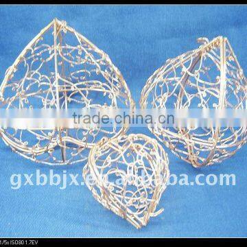 Cuprous peach iron wire festival decorative crafts