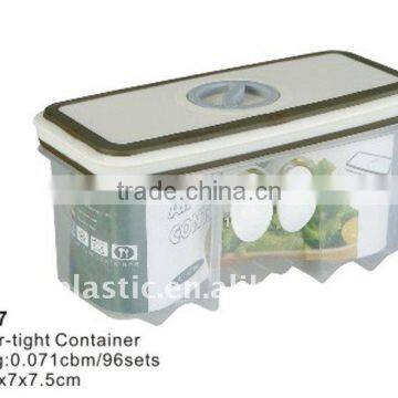 Plastic air tight food container freshness preservation storage box