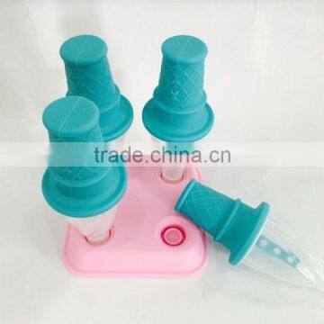 4pcs ice cream pop molds and ice lolly moulds