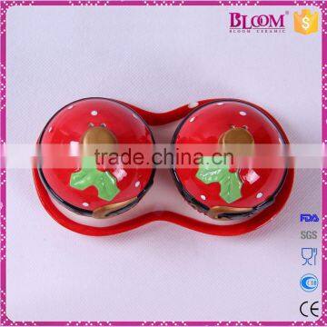 Ceramic Christmas Desgin Salt and Pepper Shaker Set photo-5