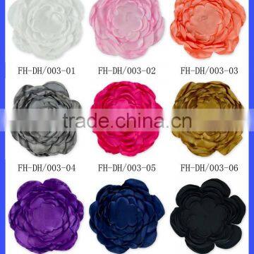 Plain White 8 Layers Christmas Ribbons Satin Flower Christmas Wedding Decorations Artificial Chrysanthemum Flower photo-6