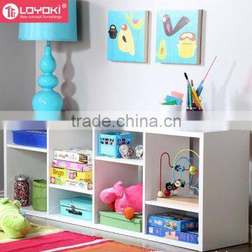 Hot Sale Wood Cube Storage Shelf Easy Assembly Collection Bookcase 4 Tiers Multifunction Bookshelf Wholesale photo-5