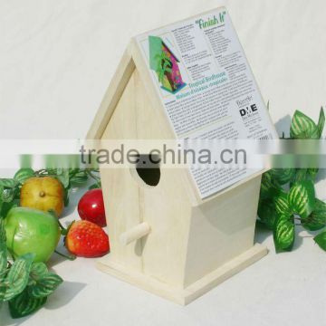 cute handmade wooden birdhouse ,wooden craft for sale