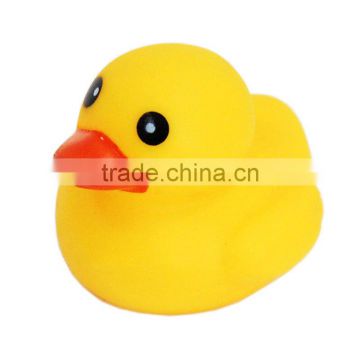 Spot wholesale pet vocal sound vinyl toys yellow duck 6cm