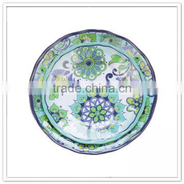 Resumable Luxury Display Decorative Cheap Fast Food Offset Round Custom Print Food Plates