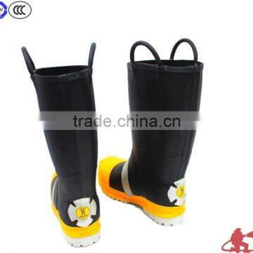 EN ISO 20345 Rubber Fire Fighter Boots With Steel Toe and Capes photo-6