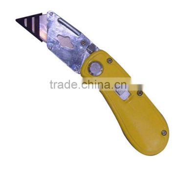 Zinc Alloy Retractable Folding Cutter Knife