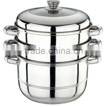 24cm Durablen 2 Layers Stainless Steel Food Steamer Pot for Sale photo-5