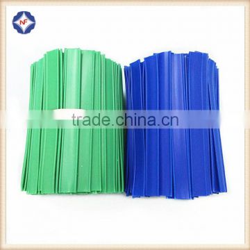 Manufacturer Supply plastic bread clips/twist ties with double metal wire