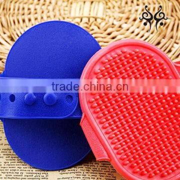 Cleaning Brush Comb For Dogs Cats Rubber Glove Pets Grooming Bath Colorful Pet Products photo-5