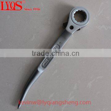 CRV Steel Flat Ring Ratchet Podger Wrench photo-2
