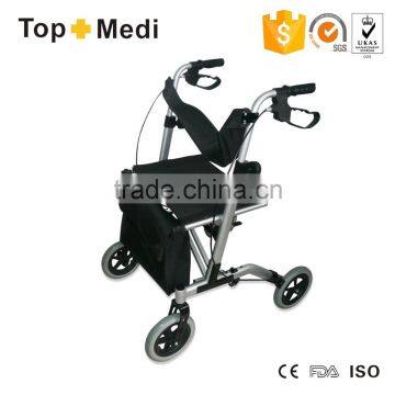 Topmedi Lightweight Aluminum Folding Rollator Walker photo-2