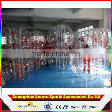 Hot Bubble Football Soccer Inflatable Giant Outdoor Play Ball Bubble ball suit For Sale