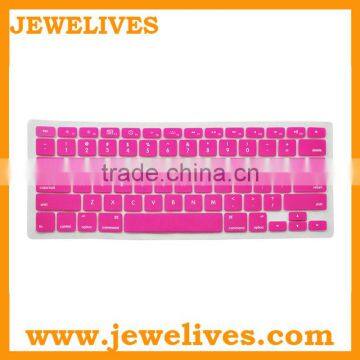 Fashion color silicone laptop keyboard cover,waterproof keyboard cover