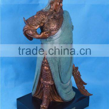 China Bronze Artwork/Bronze Decoration/Guan Yu/China Style Bronze/Bronze Sculpture photo-2