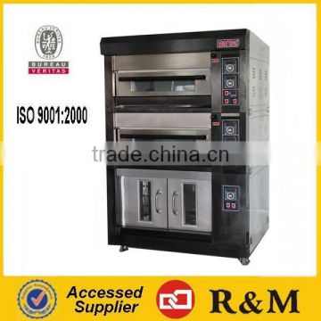 Black Ti- gold stainless steel gas combination oven