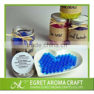 ECO friendly home fragrance glass mason jar for aroma gel beads for home aroma