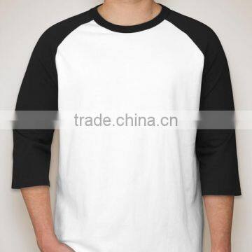 Wholesale Blank T Shirts Sport-Tek Baseball Raglan Fashion 3/4 Sleeve Raglan Sport New Pattern T-shirts Manufacturers China photo-6