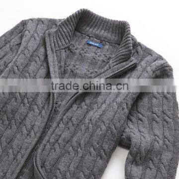 Men Zipper Cardigans Fashion Man Sweater American photo-3