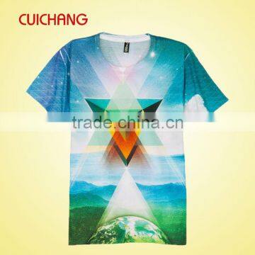 custom design sublimation man t shirt