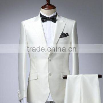 2016 Gentleman Style Custom Made Men Suits Tailor Suit Blazer + Pants for Wedding