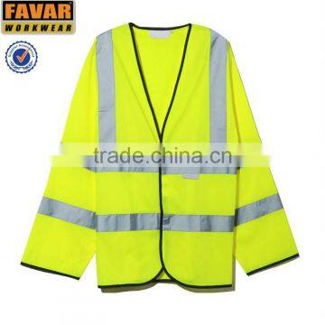 high visible light thin summer safety jacket working jacket