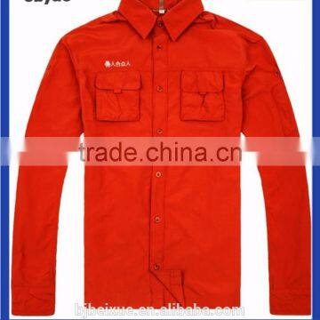 wholesale china new style custom printing 100% cotton long sleeve man shirt with logo design