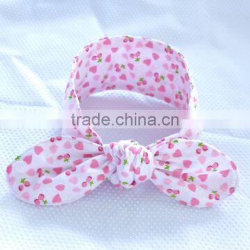 Fancy Baby Headbands Baby Girl Flower Printed Cotton Headband photo-2