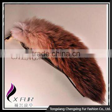 CX-R-50 Pendant For Bags Many Colors Genuine Fox Fur Keychain photo-2