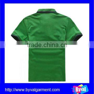 Wholesale 100% Cotton Men's Plain Yellow Polo t Shirt With Short Sleeve Custom Design photo-6