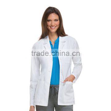 Chinese Factory Customized Lab Coat for Doctors Hospital Workwear White Nurse Uniforms