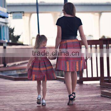 2017 Boutique Girl Dress New Design Mother Daughter Matching Dress for Wholesale photo-2
