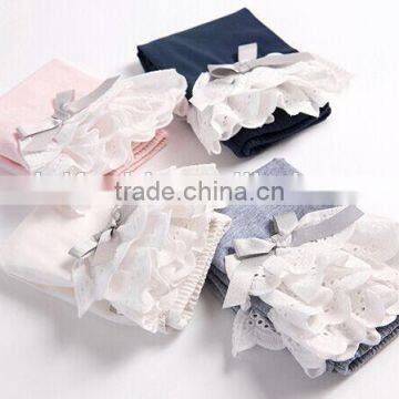 Hot Selling Custom Fashion Pants for Little Kids/girls Ruffle Pants photo-2