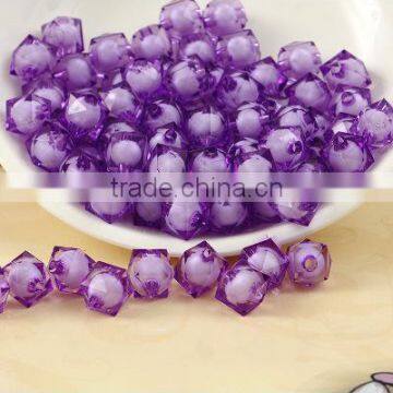 Cute Mixed Color Beads in the Bead Acrylic Square Shaped Beads photo-3