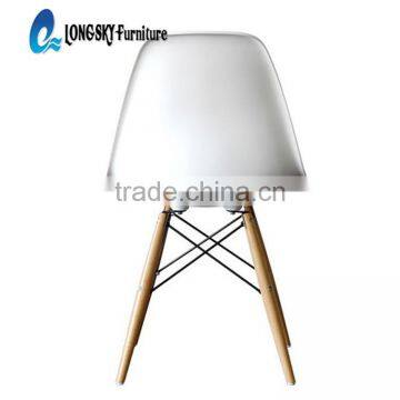 LS-4001 Modern Style White Polypropylene Plastic Chair Wholesale Price photo-3